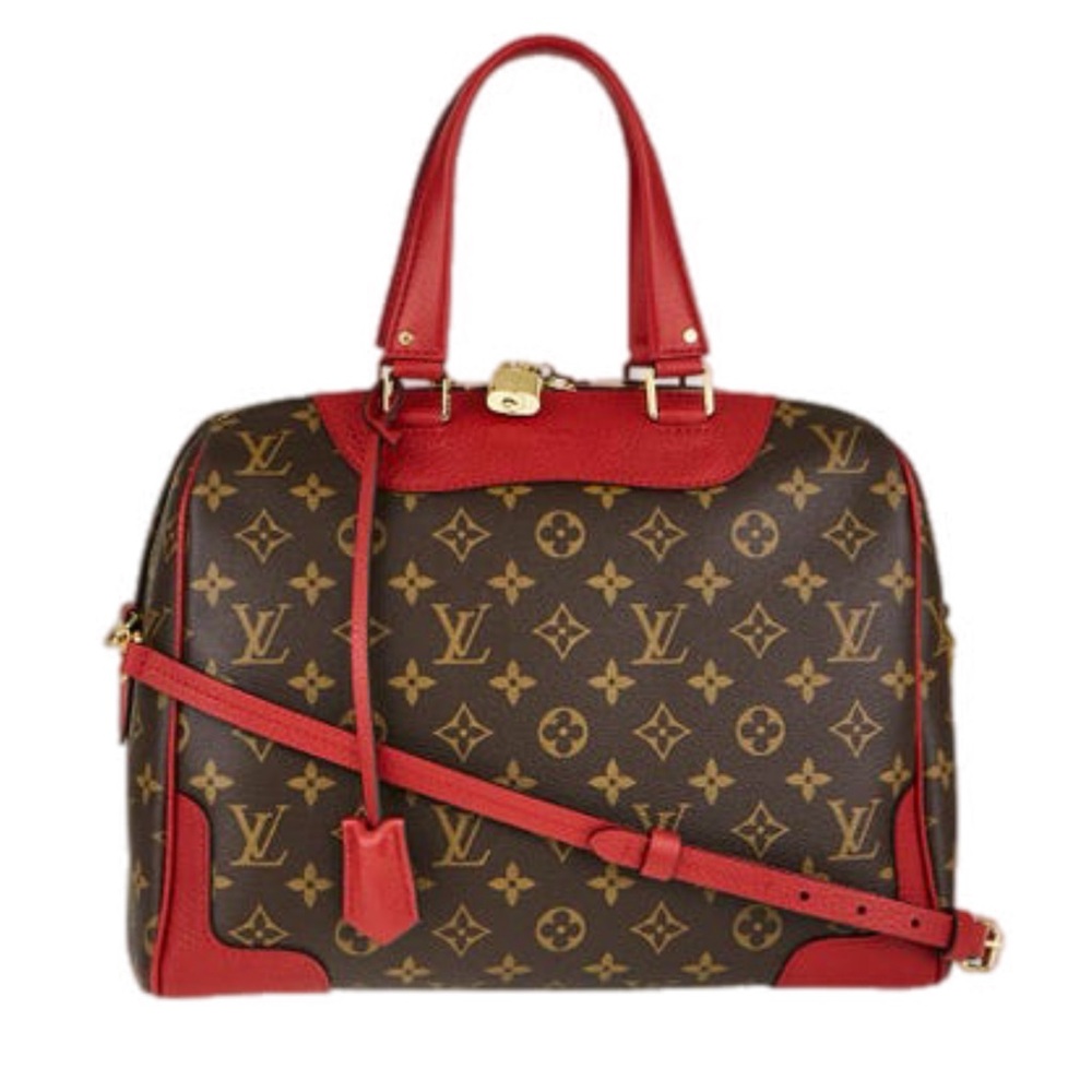 Louis Vuitton Monogram Retiro Red